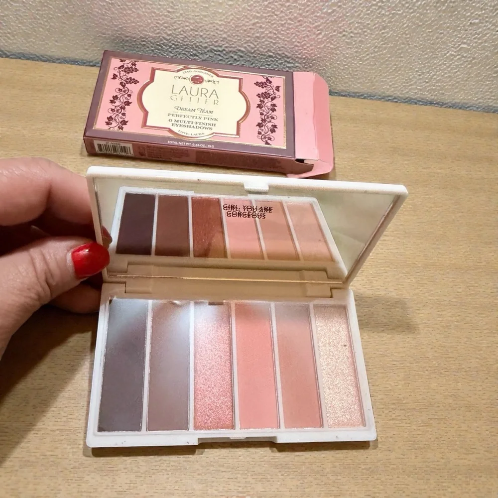 💚🌼NIB Laura Geller Perfectly Pink Multi-Finish Eyeshadows